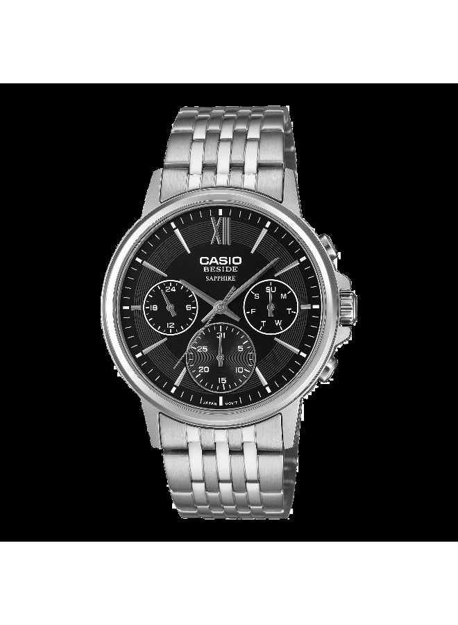 Beside Sapphire Glass Stainless Steel Men's Wrist Watch - BMS-300D-1AVDF